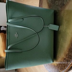 Coach LTH City Tote, light green